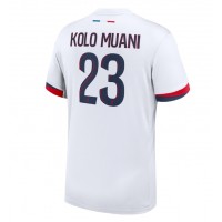 Koszulka piłkarska Paris Saint-Germain Randal Kolo Muani #23 Strój wyjazdowy 2024-25 tanio Krótki Rękaw